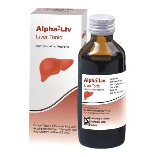 Dr Willmar Schwabe India Alpha-Liv Liver Tonic - (500 ML) Pack of 2