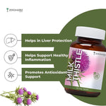 ZEROHARM Nano Milk Thistle - 800 mg with 80% Silymarin Extract (30:1) - Liver Health Supplement for Men & Women - High Absorption - 60 Veg Tablets