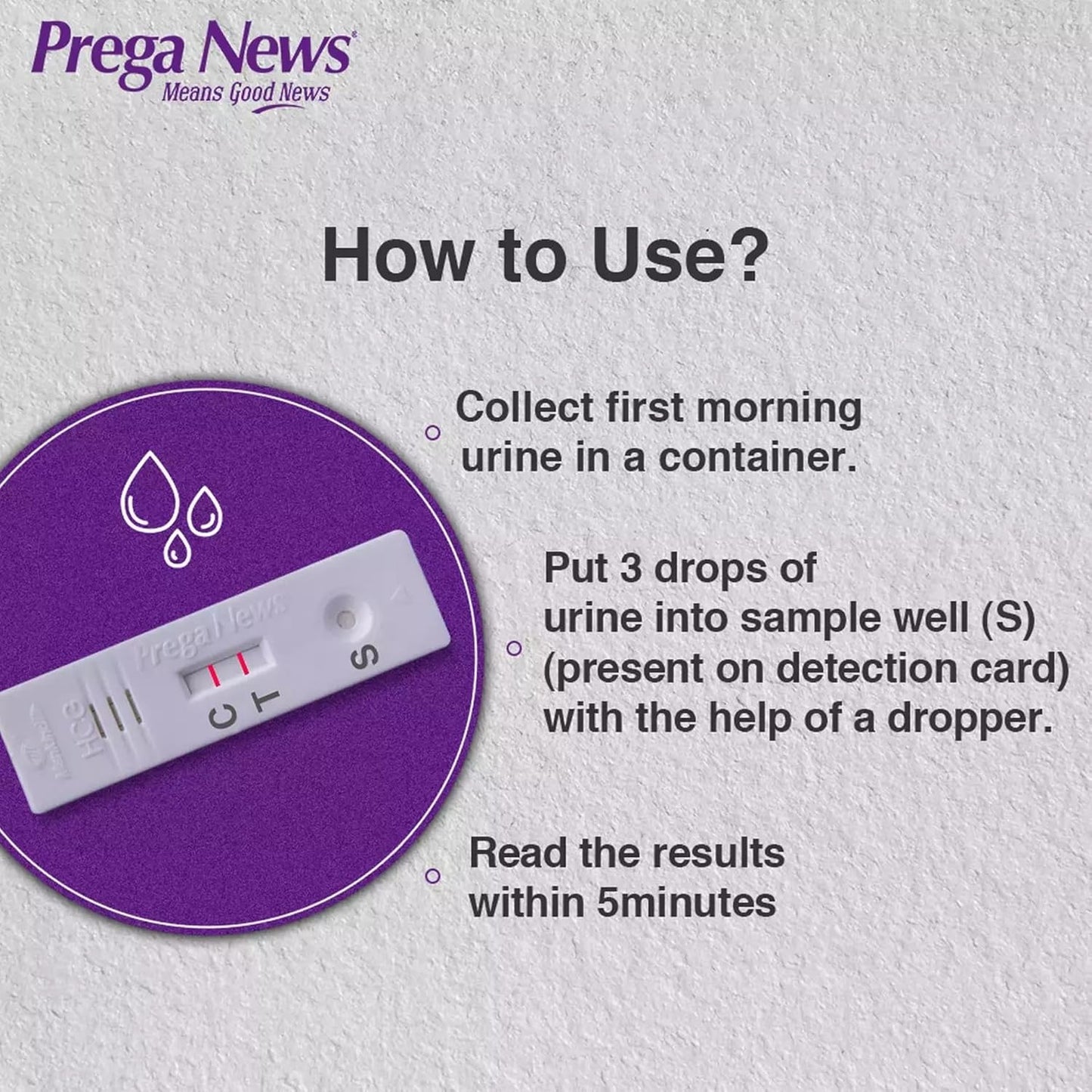 Prega News Pregnancy Test Kit - Pack of 1 Test Kit