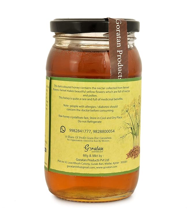 Matratva Organic Premium Fennel Honey Raw Natural Immunity Booster