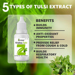 Zindagi Stevia Sugar-Free Powder (400 g Jar) with Free Krishna Tulsi Drops | 100% Natural Zero-Calorie Sweetener & Immunity Booster Combo Pack
