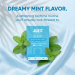 JUSTT ESSENTIALS Sleep Melatonin Oral Strips | Melts Into Restful Sleep | Dreamy Mint Flavour | 5mg | Bedtime Wellness | Vegan Sugar Free | 30 Strips