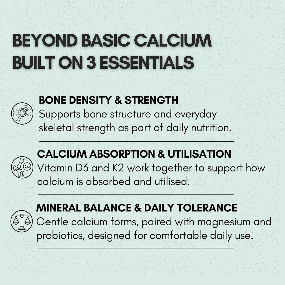 Anupurak Calcium Magnesium, Zinc D3+K2,B6,B9,B12 with Probiotics Tablet (90 Each)