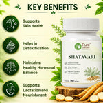 Pure Nutrition Shatavari Tablets (250mg | 90 Tablets)