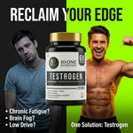 10 One Nutrition Testrogen 500mg (60 Veg Capsules) | For Stamina, Muscle Growth, Strength & Vitality Support