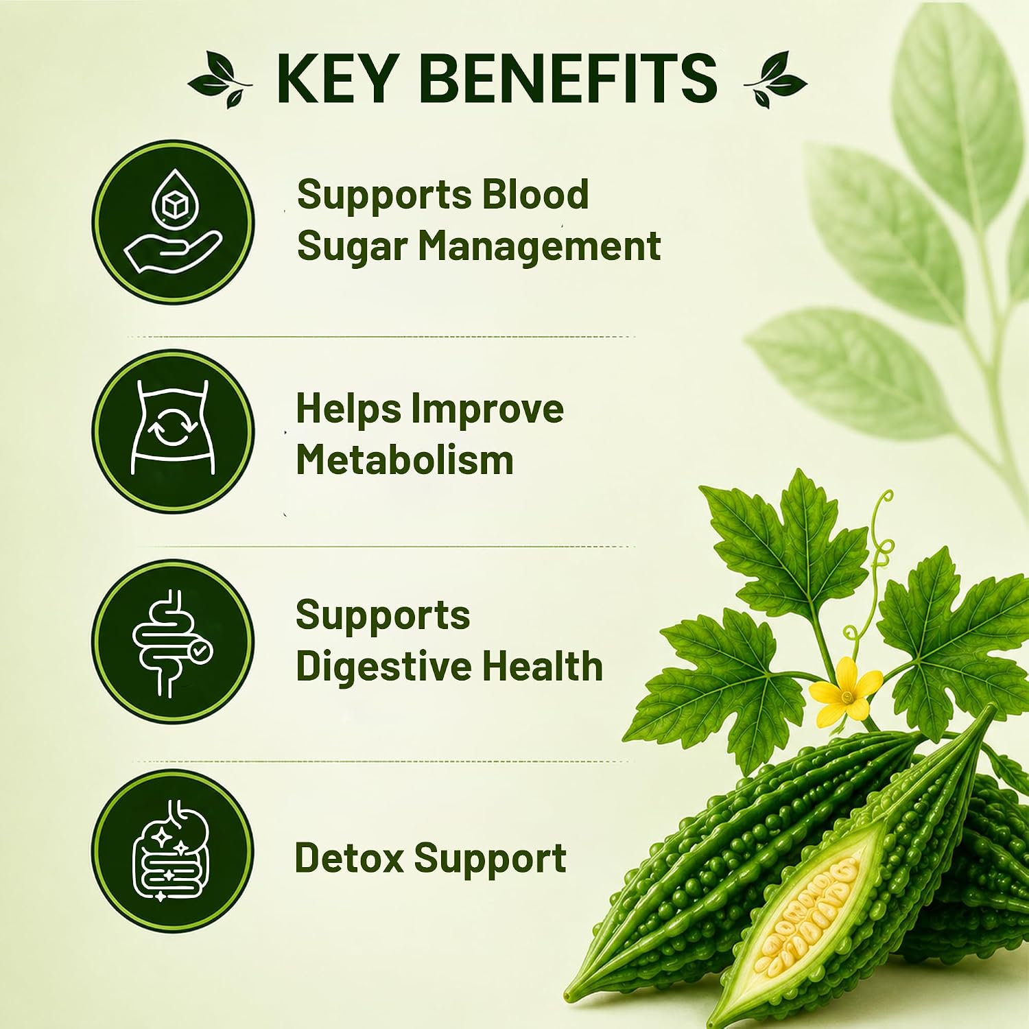 Pure Nutrition Karela Tablets (250mg | 90 Tablets)