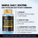 Anupurak Sleep + Stress Relief Melatonin 3mg Tablet (90 Each)