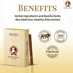 Royal Swag Herbal Cigarettes Clove Flavour - Tobacco & Nicotine Free (50 Sticks - 5 Pack)