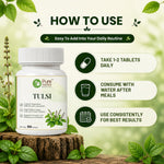 Pure Nutrition Tulsi Tablets (250mg | 90 Tablets)