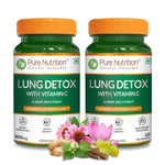 Pure Nutrition Lung Detox Capsule with Vitamin C 800mg For Respiratory Care
