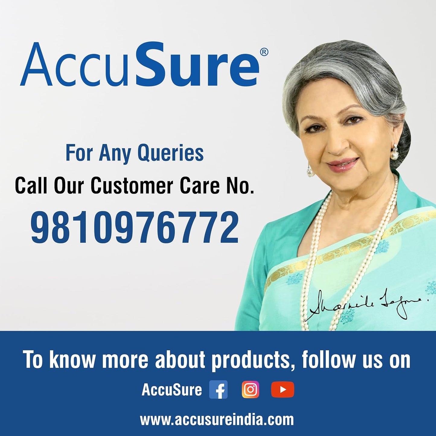 AccuSure Simple Blood Glucose Test Strip (Only Strip) | Diabetes Monitoring Devices
