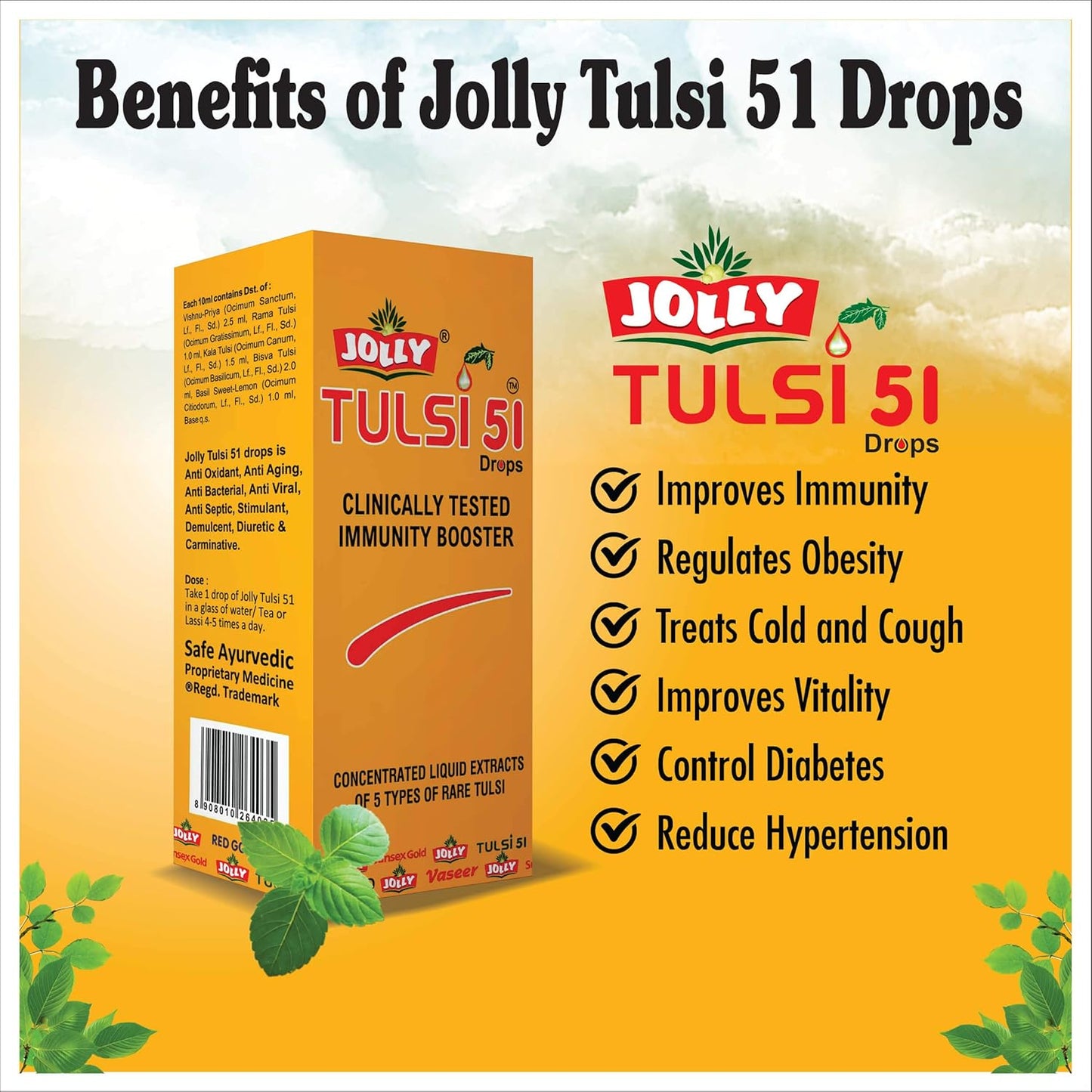 Jolly Tulsi 51 Drop