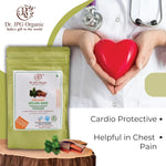 DR. JPG Organic Arjuna Bark Powder (228g) – 114g (Pack of 2) | For Heart Care, Cholesterol Management & Healthy Metabolism | 100% Certified Organic