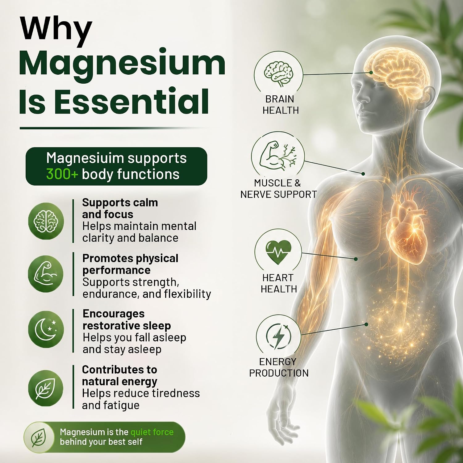Pure Nutrition Mag 9 Pro 120 Capsules | Magnesium Complex for Muscle, Nerve & Energy Support