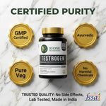 10 One Nutrition Testrogen 500mg (60 Veg Capsules) | For Stamina, Muscle Growth, Strength & Vitality Support