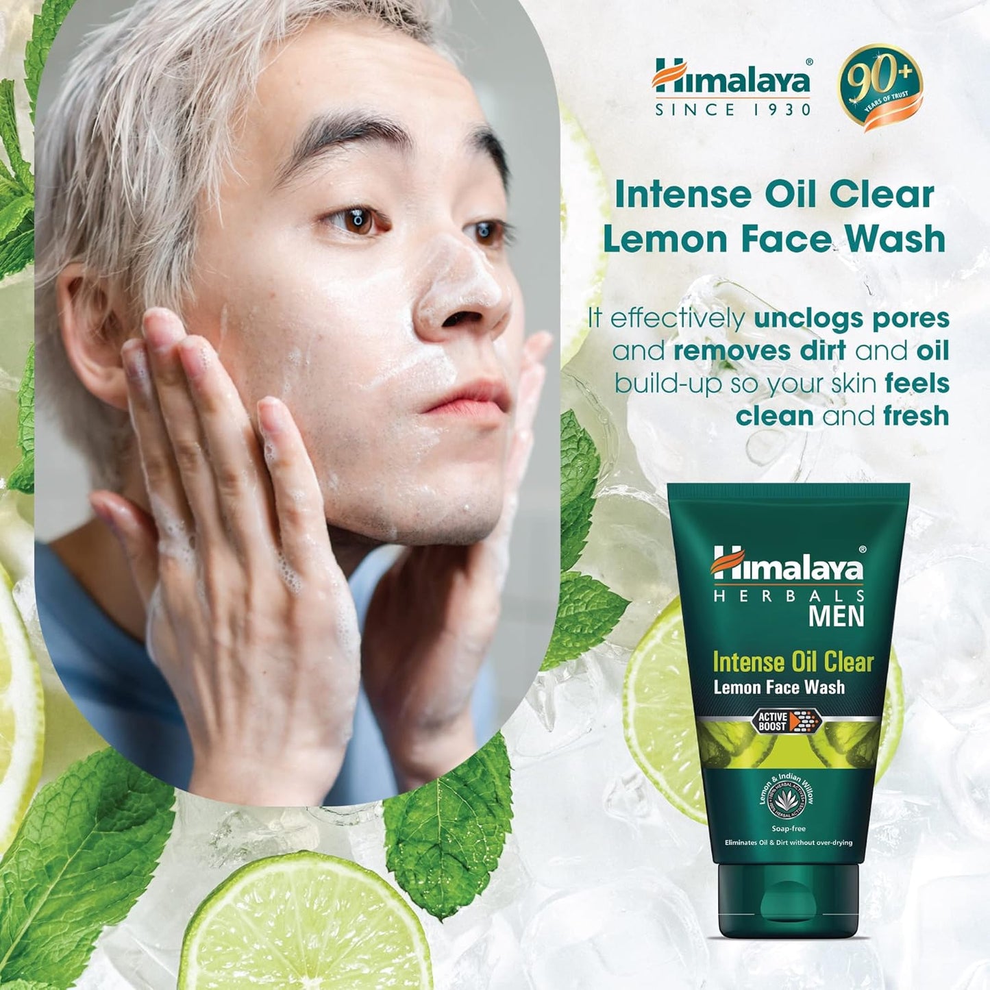 Himalaya Men Intense Oil Clear Lemon Face Wash
