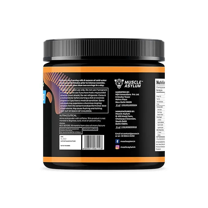 Muscle Asylum F9 Pre-Workout Mango