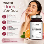 Pure Nutrition Liposomal Glutathione with Vitamin C, 30 Tablets | Antioxidant & Skin Health Support