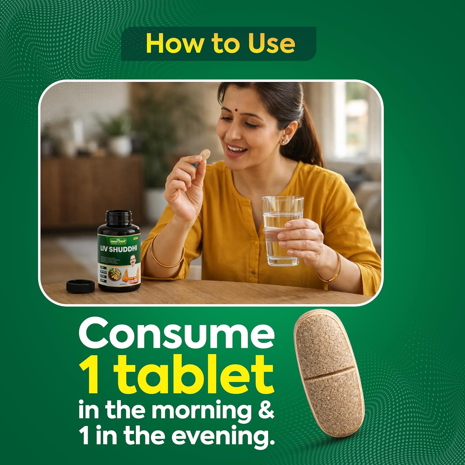 Jeena Sikho Liv Shuddhi Tablet - 60 Tablets