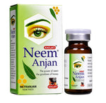Khojati Neem Anjan Ayurvedic Eye Drops | Purifying, Cooling & Anti-Infective Eye Care | Pack of 4 (7 ml each)