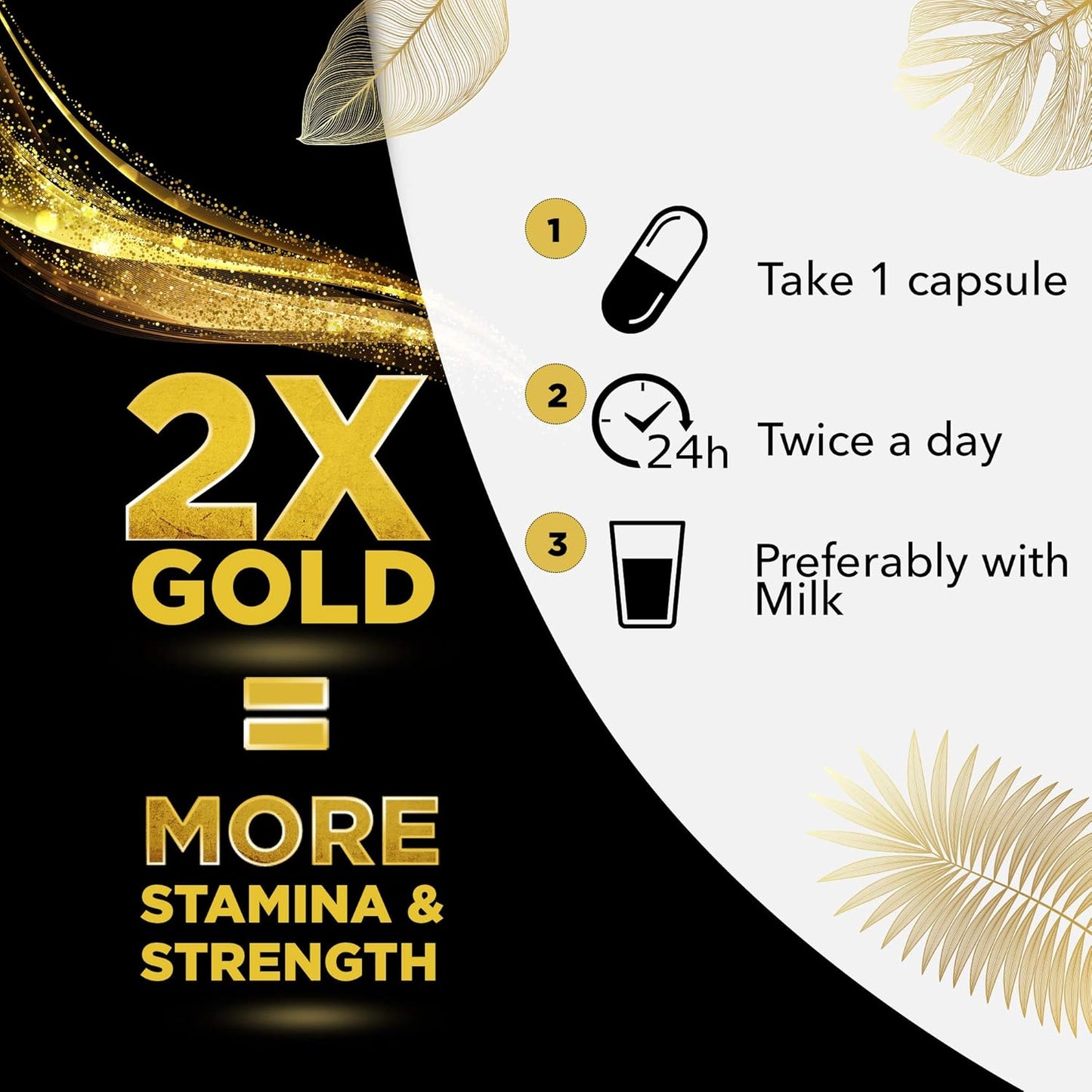 Dabur Shilajit Double Gold Capsules For Men | For Immunity, Strength & Stamina - 10 Capsules