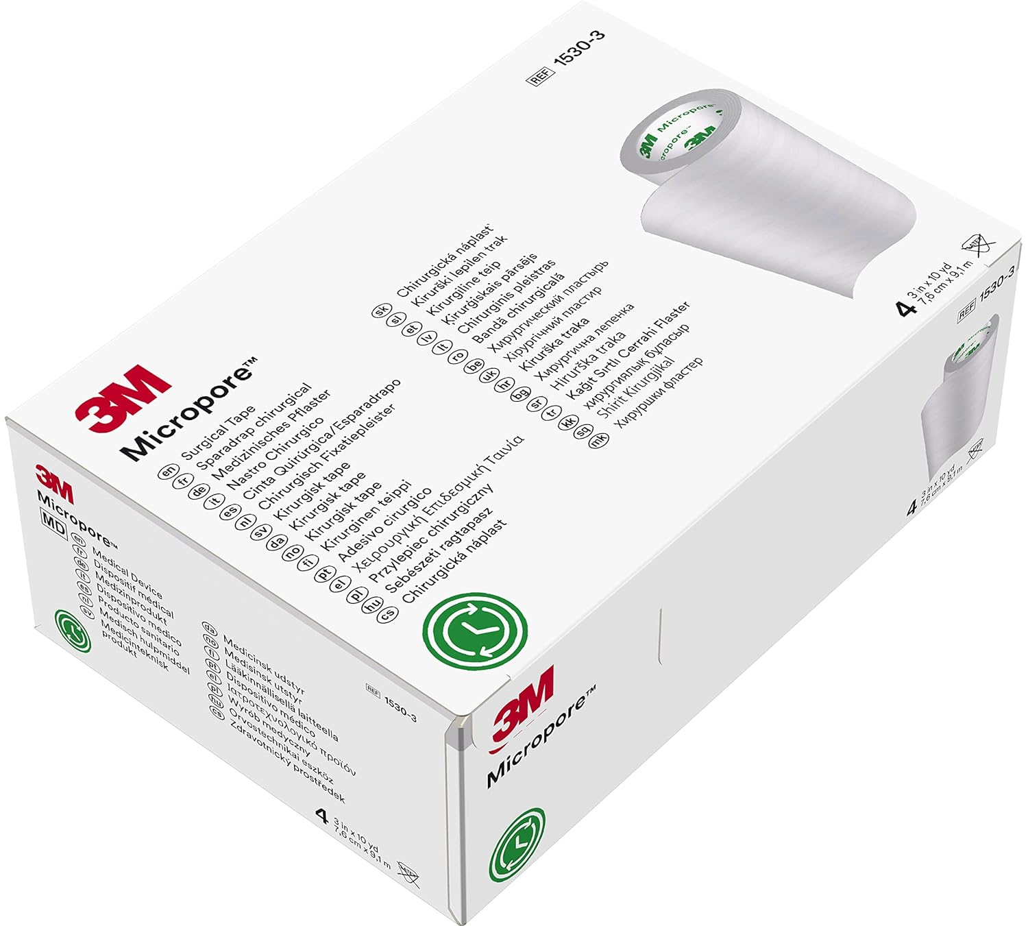 3M 1530-3 Micropore Adesive 5cm x 9.1m Tape