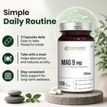 Pure Nutrition Mag 9 Pro 120 Capsules | Magnesium Complex for Muscle, Nerve & Energy Support