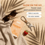 JUSTT ESSENTIALS Glow Biotin Oral Strips for Healthy Hair, Radiant Skin & Strong Nails | Pack of 1, 30 Days Pack | 10,000 mcg Sesbania Extract | Strawberry Pop Flavour | Sugar-Free Fast Dissolving Vegan Strips