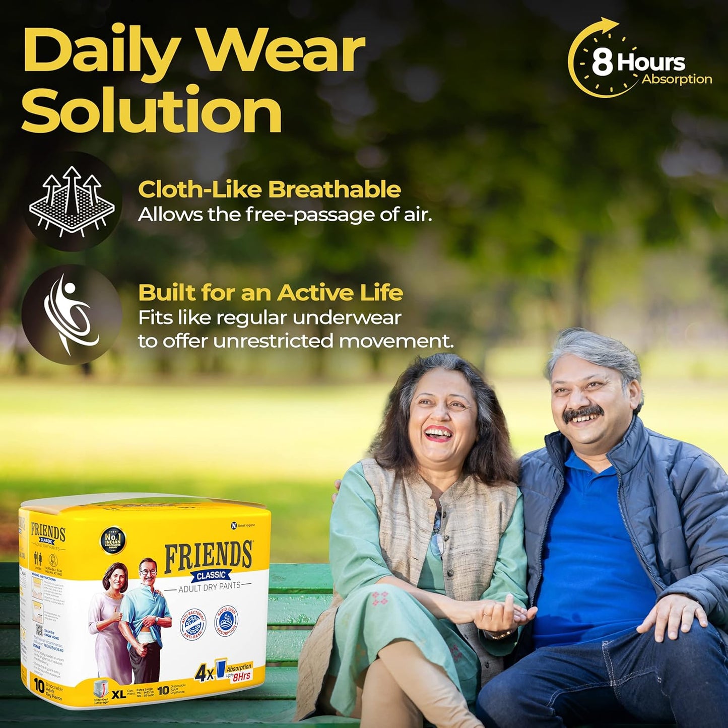Friends Premium Adult Diaper Pants