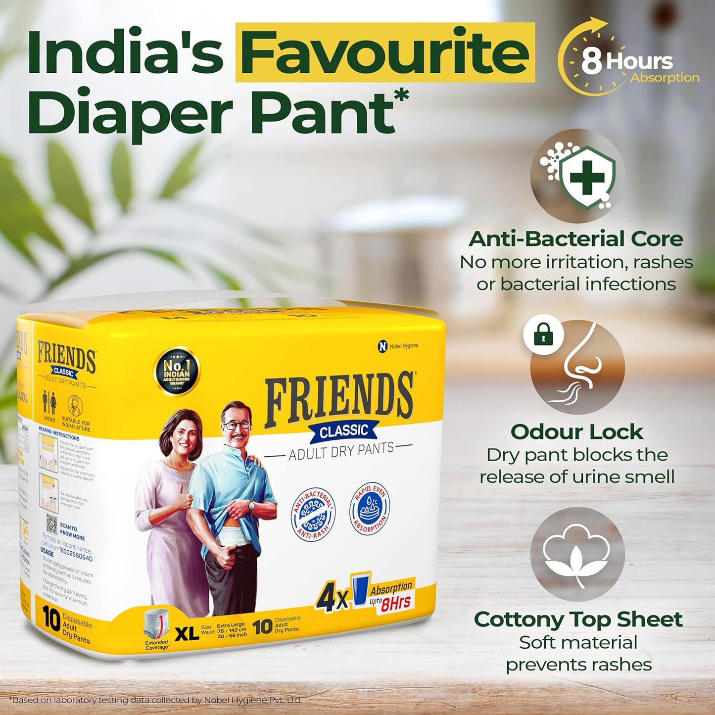 Friends Premium Adult Diaper Pants