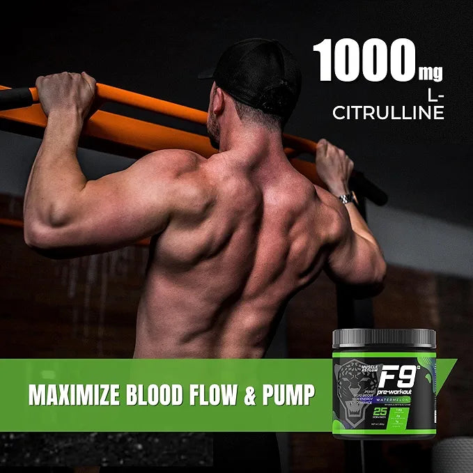 Muscle Asylum F9 Pre-Workout Watermelon