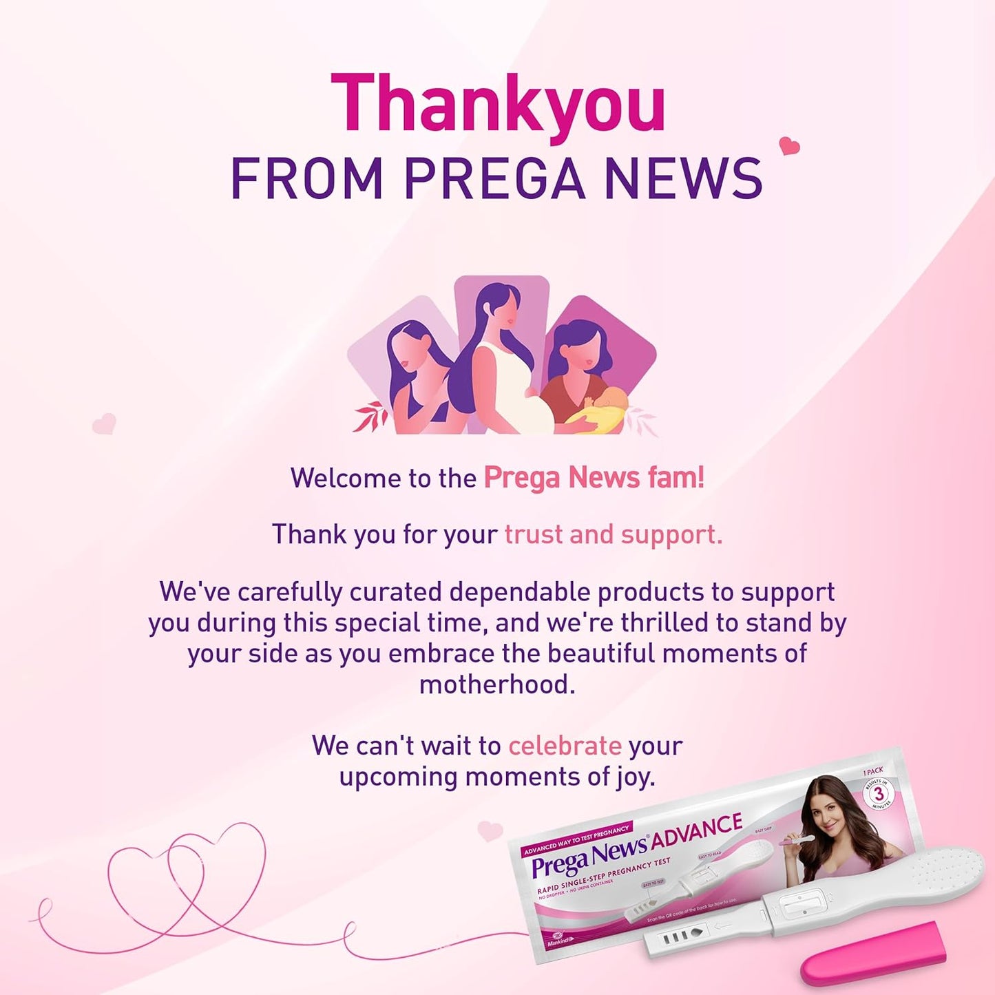 Prega News Advance Pregnancy Rapid Single-Step Test Kit - Pack of 2