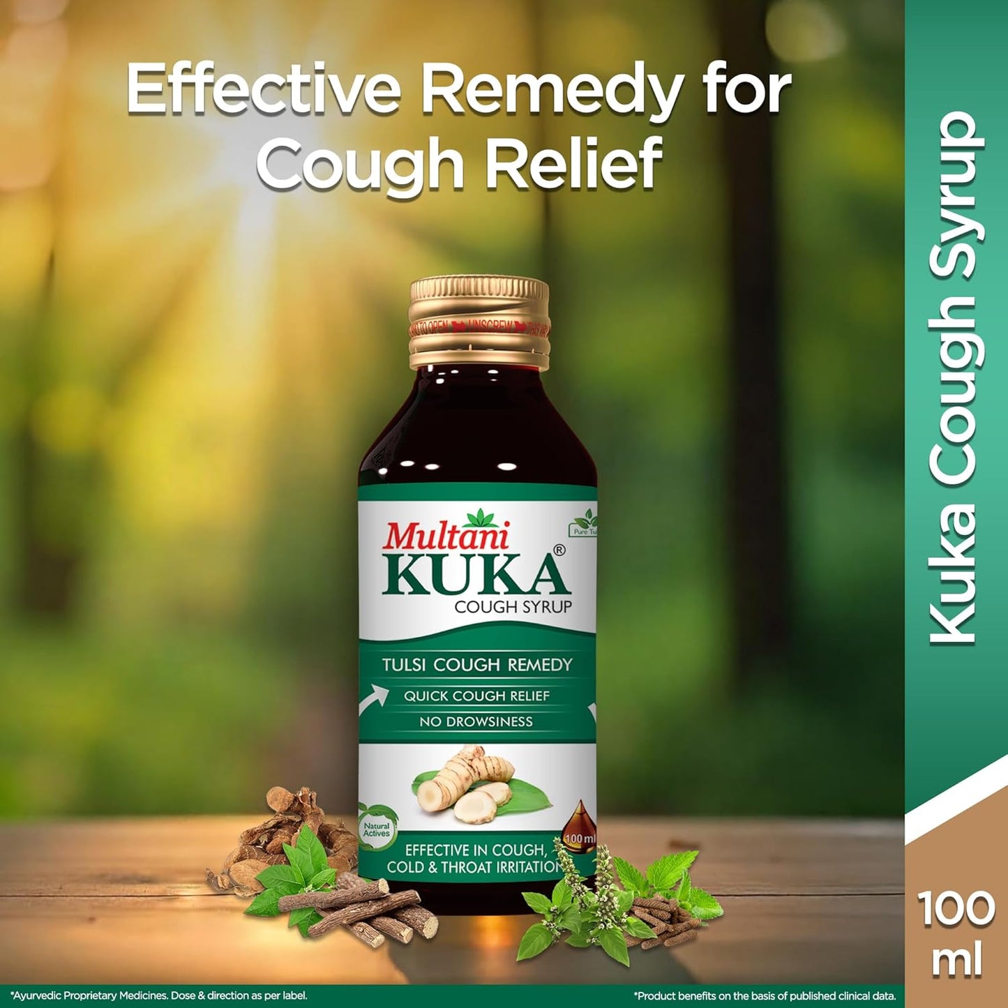 Multani Kuka Cough Syrup | Non-Drowsy - 100ml Syrup