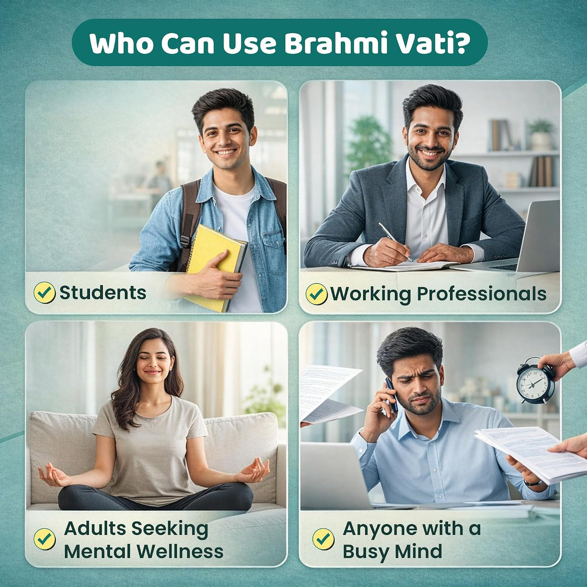 Dr. Satnam's Arogyam Brahmi Vati Tablet (60 Each)