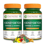 Pure Nutrition Kidney Detox Turmeric & Vitamin C Veg Capsule