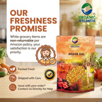 Organic Wellness Arhar Dal II Toor Dal - 450 grams