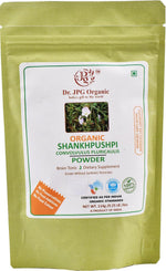 DR. JPG Organic Shankhpushpi Powder (228g) – 114g (Pack of 2) | Memory Wellness & Brain Tonic
