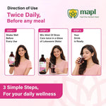 MAPL Stree Care PCOD PCOS Juice 1000ml | Women Wellness with Ashoka, Shatavari & Aloe Vera | Supports Hormonal Balance & Vitality