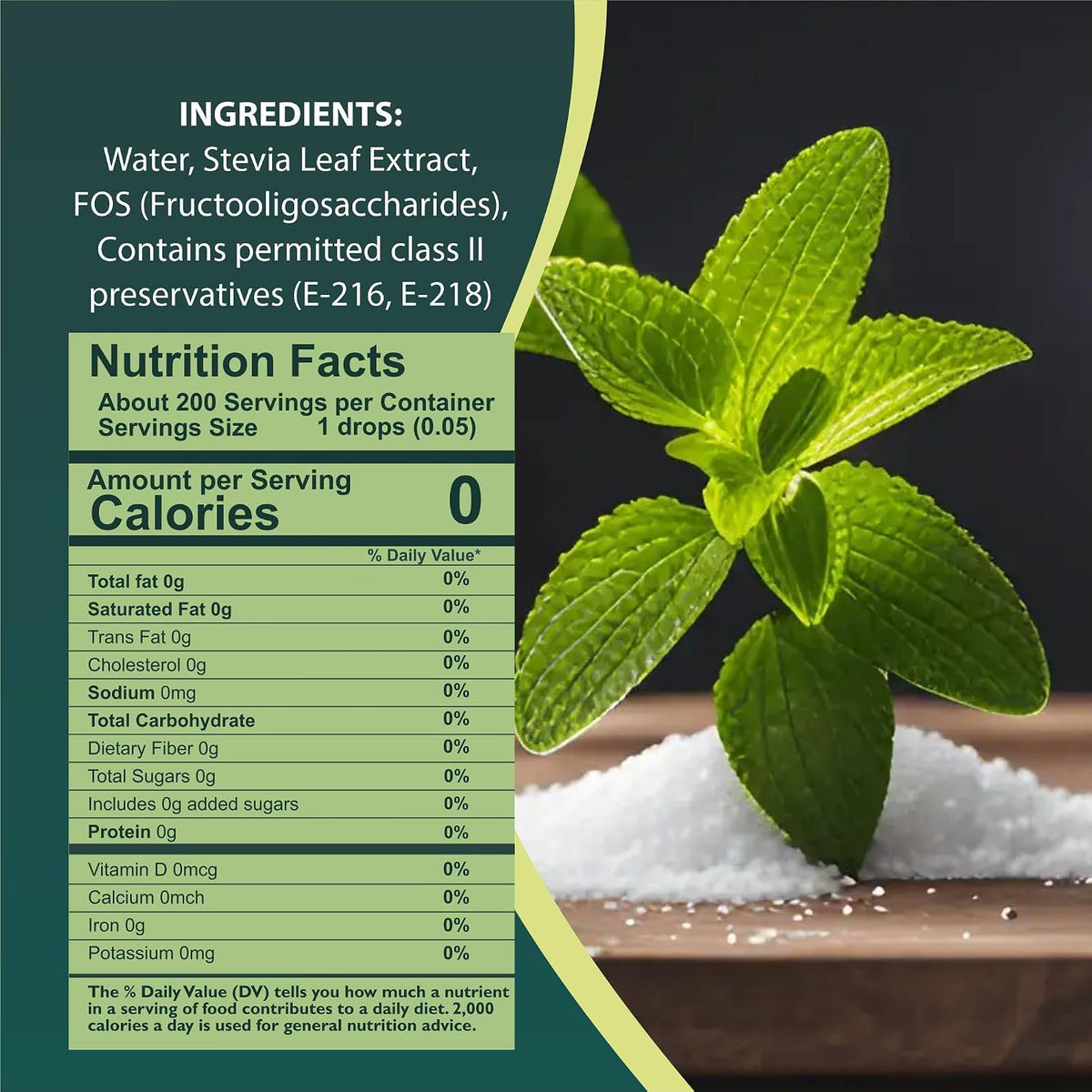 Zindagi Stevia Drops (50 ml) with Monk Fruit Extract Powder (50 Sachets) | 100% Natural Zero-Calorie Sweetener Combo Pack