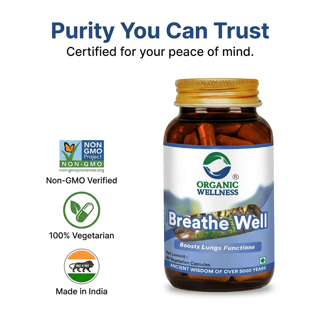 Organic Wellness Breathe Well Capsules - 90 Capsules