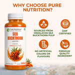 Pure Nutrition Sea Buckthorn Concentrate Juice 500ml | Antioxidant & Wellness Support
