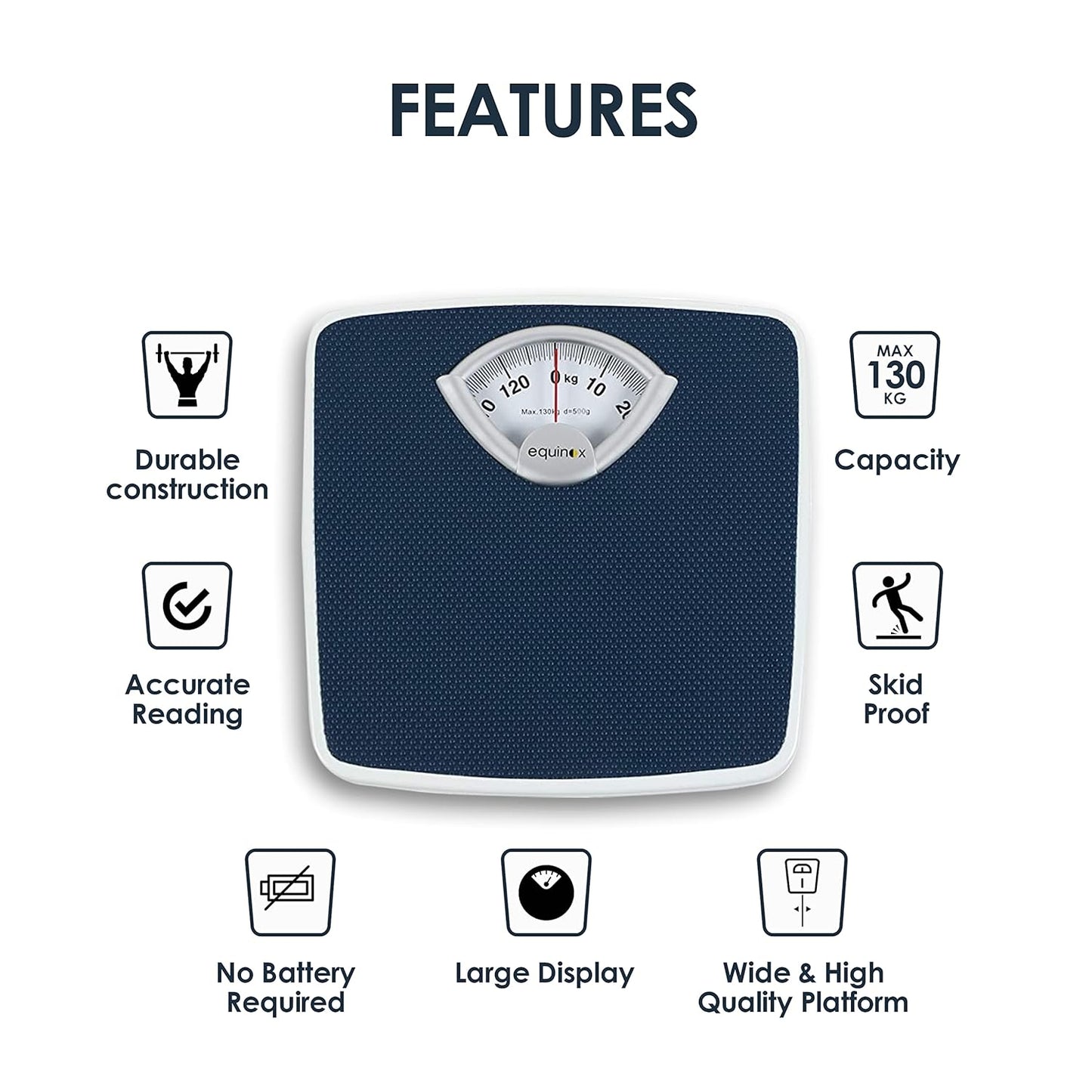 Equinox Mechanical Weighing Scale (Model EQ-BR-9201)