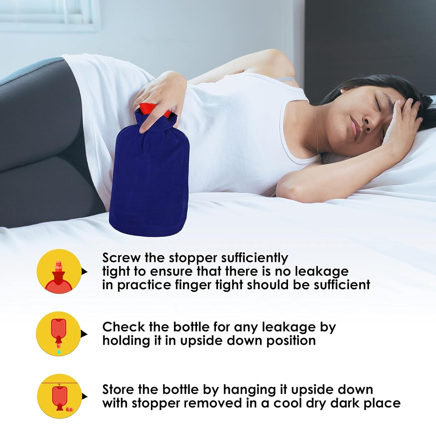 Equinox Hot Water Bottle with Cover EQ-HT-01 C