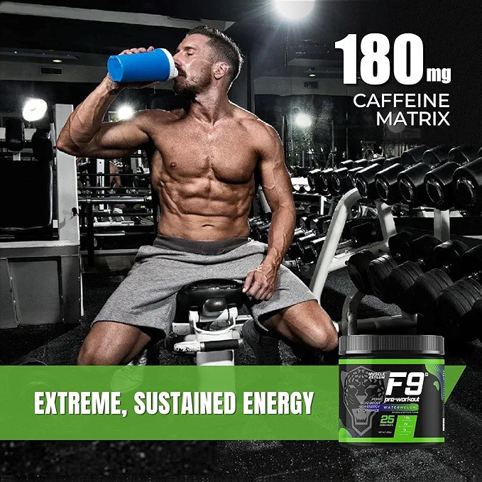 Muscle Asylum F9 Pre-Workout Watermelon