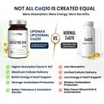 Pure Nutrition Liposomal CoQ10 300mg (30%), 30 Capsules | Heart & Energy Support Supplement