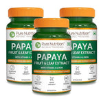 Pure Nutrition Papaya Fruit & Leaf Extract 600mg Veg Capsule