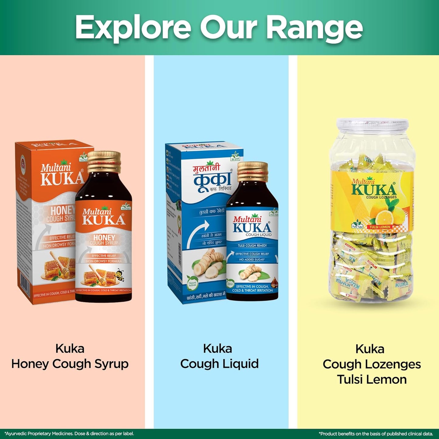 Multani Kuka Cough Syrup | Non-Drowsy - 100ml Syrup
