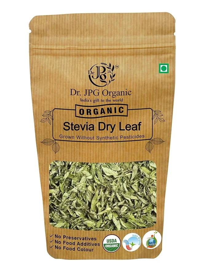DR. JPG ORGANIC FOODS & HERBALS Stevia Dry Leaves (150g)