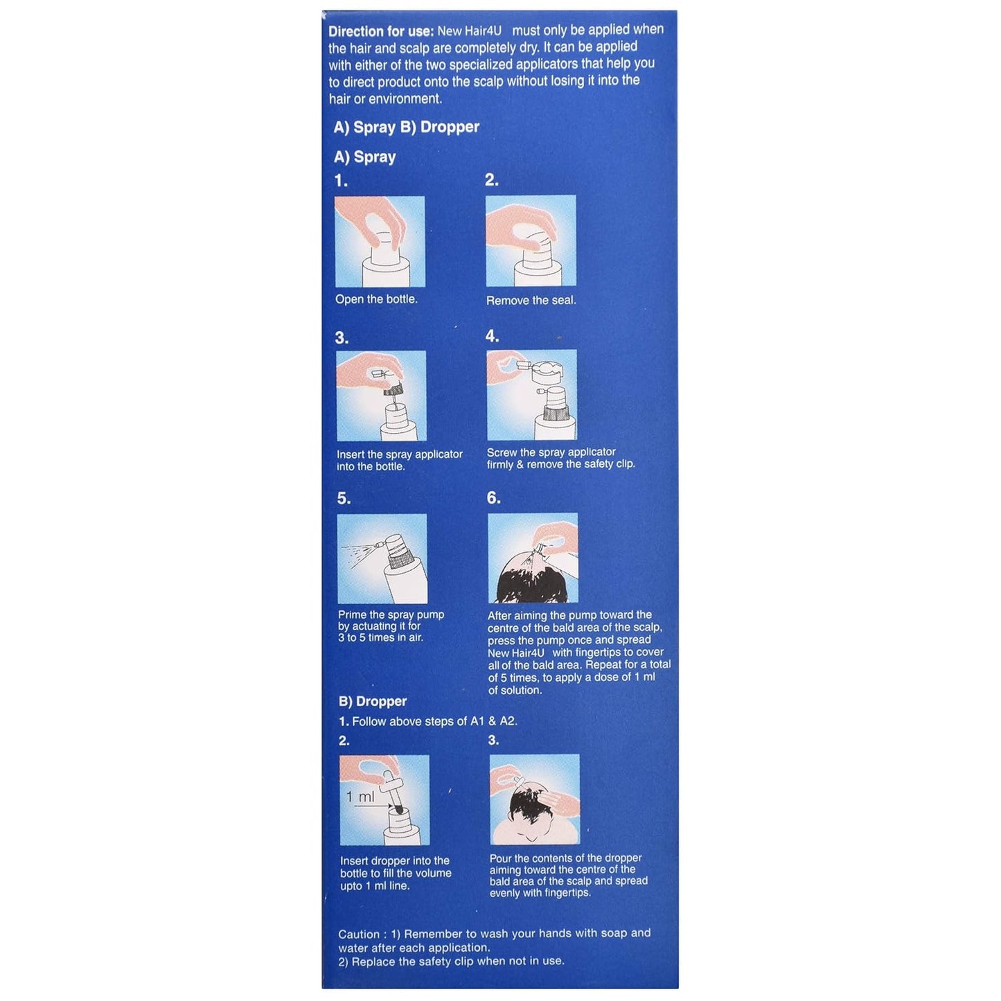 Hair 4U 5%- Minoxidil Topical Solution - 60 ml