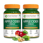 Pure Nutrition Apple Cider Vinegar 610mg Veg Capsule - 60 Capsules